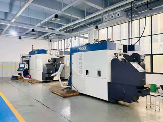德国GROB格劳博[庆祝][庆祝][庆祝]
G550五轴加工中心
系统：西门子840D，双工位
三轴行程XY*Z:800x950x1020 mm，
A轴：-180/+60度、
B轴：360度、
主轴：HSKA63，
主轴转速16000rpm
刀库：50把
可满足高精度多角度加工需求。-7