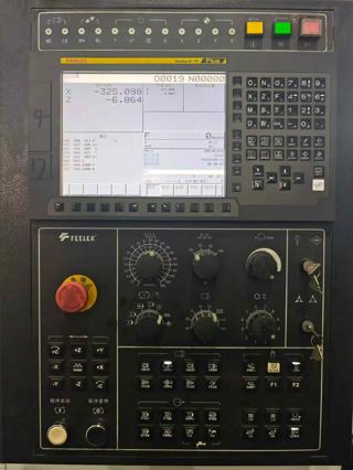 准新2024年友佳FVT-600数控立车，发那科TF-plus最新系统，A2-11主轴，配18寸液压卡盘，12工位伺服刀塔，最大回转直径710，加工直径600，加工高度650，后置龙头排削机！新机精度！-3