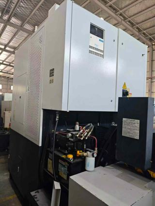 准新2024年友佳FVT-600数控立车，发那科TF-plus最新系统，A2-11主轴，配18寸液压卡盘，12工位伺服刀塔，最大回转直径710，加工直径600，加工高度650，后置龙头排削机！新机精度！-7