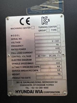 331，韩国威亚L400C数控车床。15寸卡盘，A2-11主轴，高低档齿轮变速，10工位刀架，液压尾座，X轴行程650，Z轴1200，过棒材105。安装少用，新机精度。-8