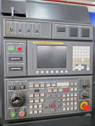 331，韩国威亚L400C数控车床。15寸卡盘，A2-11主轴，高低档齿轮变速，10工位刀架，液压尾座，X轴行程650，Z轴1200，过棒材105。安装少用，新机精度。-3