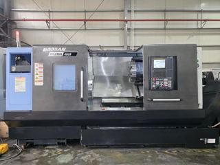 332，韩国斗山PUMA4005，A2-11主轴，过棒料117.5，配18寸三千里液压卡盘，主轴带齿轮箱 /重切神器，回转直径790，最大工件加工长度1042mm，两轴重型硬轨，12工位伺服液压刀塔,机床安装少用，新机品质精度。-2