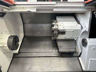 348，马扎克QTE‑300L加长版数控车床
10寸液压卡盘、12工位，带液压尾座
发那科Plus系统，转数5000rpm
主轴通孔Φ91mm，最大棒料Φ80mm
床身最大回转直径：695mm
最大加工直径Φ340mm
最大加工长度：1054mm
X/Z轴行程：215*1055mm
快移30m/min，带排屑器
整机净重：5000kg，2021年出厂-3